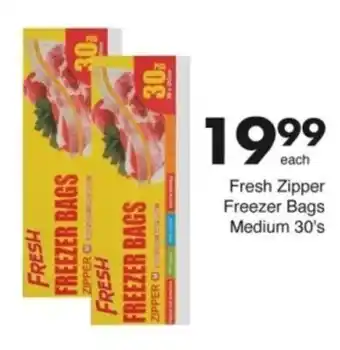 Save Hyper Fresh Zipper Freezer Bags Medium offer