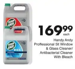 Save Hyper Handy Andy Proffessional Window & Glass Cleaner/ Antibacterial Cleaner With Bleach offer