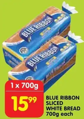 Shoprite Blue ribbon sliced white bread offer