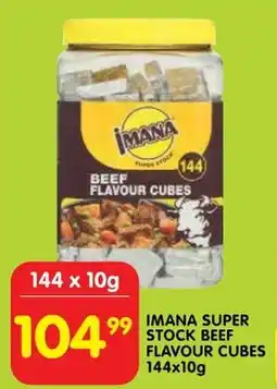 Shoprite Imana super stock beef flavour cubes offer