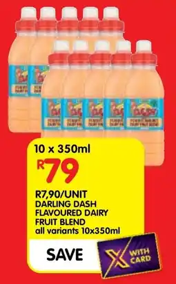 Shoprite Darling dash flavoured dairy fruit blend offer