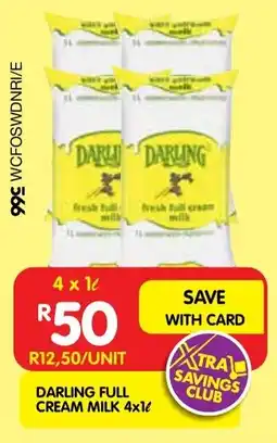 Shoprite Darling full cream milk offer