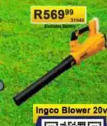K Carrim Ingco Blower 20V offer