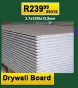 K Carrim Drywall Board 2.7 x 1200 x 12.5mm 35015 offer