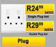 K Carrim Single Plug 4 x 4 34553 offer