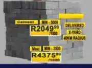 K Carrim Bricks (Cement)-Per 1000 offer