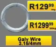 K Carrim Galv Wire 3.16/4mm offer