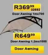 K Carrim Door Awning 1m x 700 32692 offer