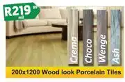 K Carrim Wood Look Porcelain Tiles 200 x 1200-Per m2 offer