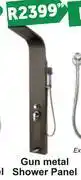 K Carrim Gun Metal Shower Panel offer