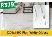 K Carrim Flair White Glossy Tiles 1200 x 1800-Per m2 offer