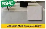 K Carrim Matt Ceramic Tiles 400 x 400 47067-Per m2 offer