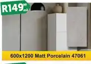 K Carrim Matt Porcelain Tiles 600 x 1200 47061-Per m2 offer