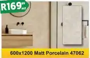 K Carrim Matt Porcelain Tiles 600 x 1200 47062-Per m2 offer