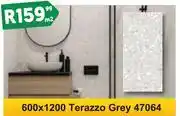K Carrim Terazzo Grey Tiles 600 x 1200 47062-Per m2 offer