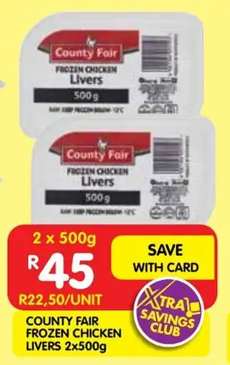 Shoprite County fair frozen chicken livers offer