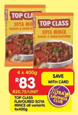 Shoprite Top class flavoured soya mince offer