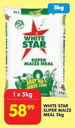 Shoprite White star super maize meal offer