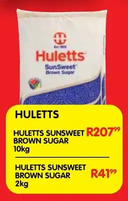 Shoprite Huletts SunSweet Brown Sugar offer