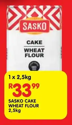 Shoprite Sasko cake wheat flour offer