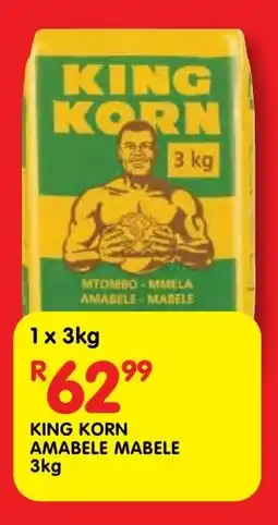 Shoprite King korn amabele mabele offer