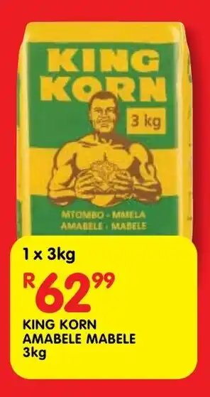 Shoprite King korn amabele mabele offer