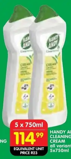 Shoprite Handy andy cleaning cream offer