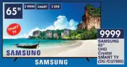 President Hyper SAMSUNG 65" UHD Crystal Smart TV offer