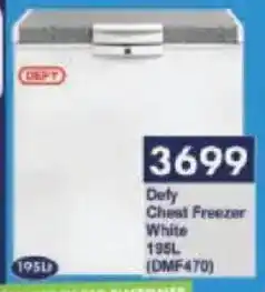 President Hyper Defy Chest Freezer White offer