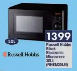 President Hyper Russell Hobbs Black Electronic Microwave offer