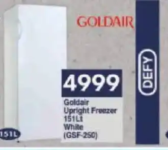 President Hyper Goldair Upright Freezer offer