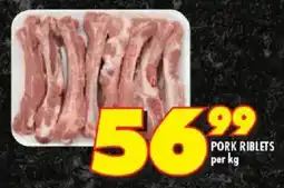 Shoprite Pork riblets offer
