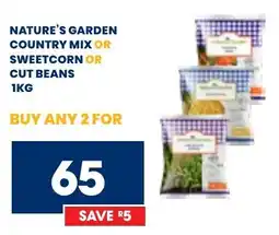 Econo Foods Nature's garden country mix or sweetcorn or cut beans offer
