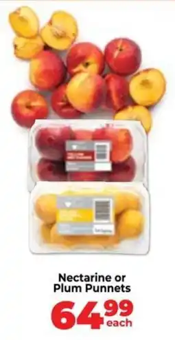 Food Lover's Market Nectarine or Plum Punnets offer
