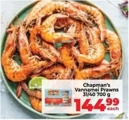 Food Lover's Market Chapman's Vannamei Prawns offer