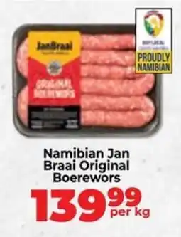 Food Lover's Market Namibian Jan Braai Original Boerewors offer