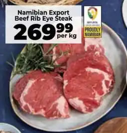 Food Lover's Market Namibian Export Beef Rib Eye Steak offer