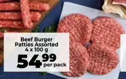 Food Lover's Market Beef Burger Patties Assorted offer