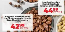 Food Lover's Market Nuggles Chocolate Coated Hazelnuts, Almonds or Brazil Nuts offer