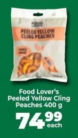 Food Lover's Market Food Lover's Peeled Yellow Cling Peaches offer