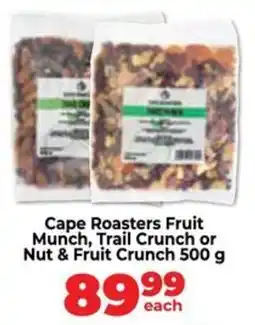 Food Lover's Market Cape Roasters Fruit Munch, Trail Crunch or Nut & Fruit Crunch offer