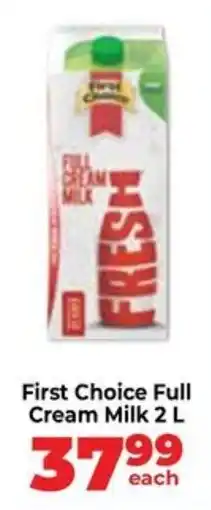 Food Lover's Market First Choice Full Cream Milk offer