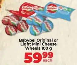 Food Lover's Market Babybel Original or Light Mini Cheese Wheels offer