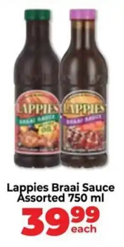 Food Lover's Market Lappies Braai Sauce Assorted offer