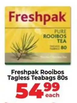 Food Lover's Market Freshpak Rooibos Tagless Teabags offer