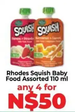 Food Lover's Market Rhodes Squish Baby Food Assorted offer
