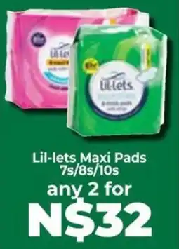 Food Lover's Market Lil-lets Maxi Pads offer