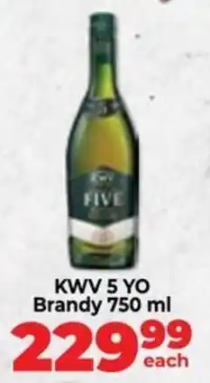 Food Lover's Market KWV 5 YO Brandy offer