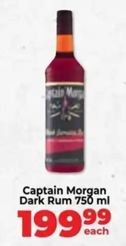 Food Lover's Market Captain Morgan Dark Rum offer