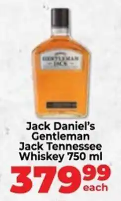 Food Lover's Market Jack Daniel's Gentleman Jack Tennessee Whiskey offer